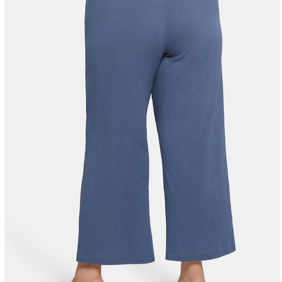 NYDJ Straight Pull-On Pants In Plus SizeIn Cotton Gauze - Picture 3 of 13